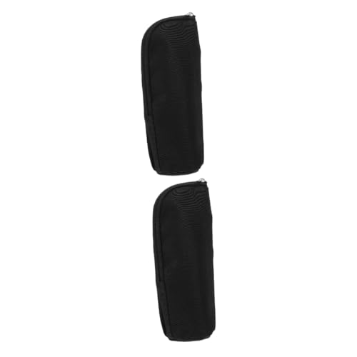 SUPVOX 2 Piezas Bolsa De Botella Aislada Térmico Bolsa Térmica para Biberones Enfriamiento Leche De Leche Bolsa Más Fría Bolso Enfriador De Biberones Bolsa De Biberón Negro Poliéster