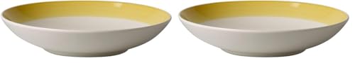 Villeroy & Boch, Colourful Life Scodella Giallo, Lavabile In Lavastoviglie, Adatto Per Microonde, Ciotola Per Zuppa, Ceramica, Stoviglie, Poke Bowl, Porcellana Premium (Confezione da 2)
