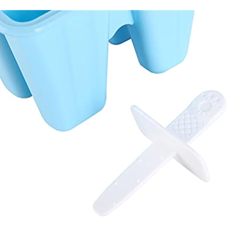 Popsicle Molds Silicone Ice Pop Mold for 6 Pieces, BPA Free, Homemade Frozen Dessert