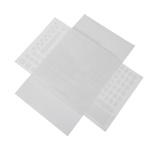 Pegatinas bloqueadoras de luz LED de papel blanco autoadhesivas de 2 hojas 2