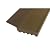 Randall Manufacturing V-37, 7-Feet Dual Vinyl Garage Door Seal for Top and Sides (Brown)