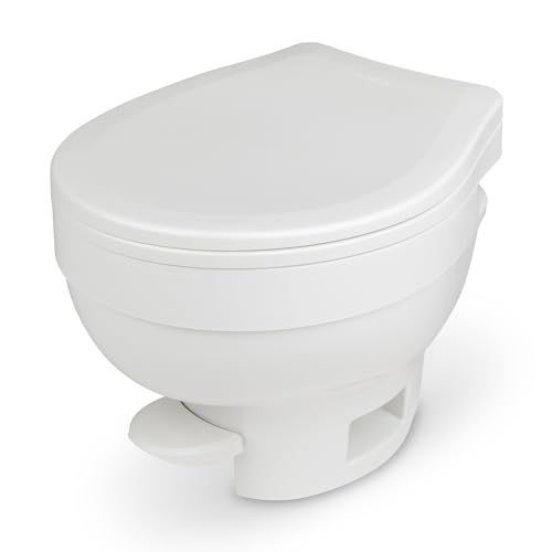 Thetford Aqua-Magic® VI High Profile, White | Space-saving design, easy installation, foot…