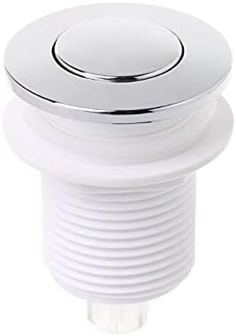 28mm/32mm Push Air Switch Button for Bathtub Spa Waste Garbage Disposal Switch 1Pcs (Color : 32mm)