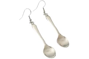 Stunning Silver Spoon Earrings: A Quirky and Impressive Adornment