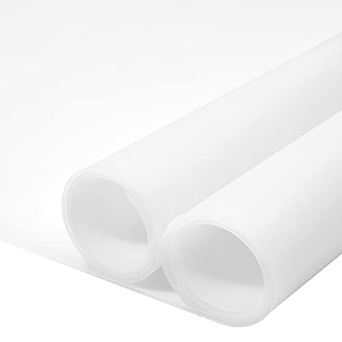 Wellhouse Extra Large Silicone Baking Mat Pastry Mat Countertop Protector Clay Mat No-Slip Non Stick Waterproof Heat Resistant Silicone Placemats Table Mat 23.6 By 15.7 Inch(Translucent) #TOP1