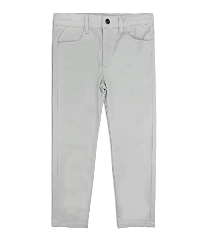 Appaman Unisex Kids Boys Light Grey Skinny Twill Pants
