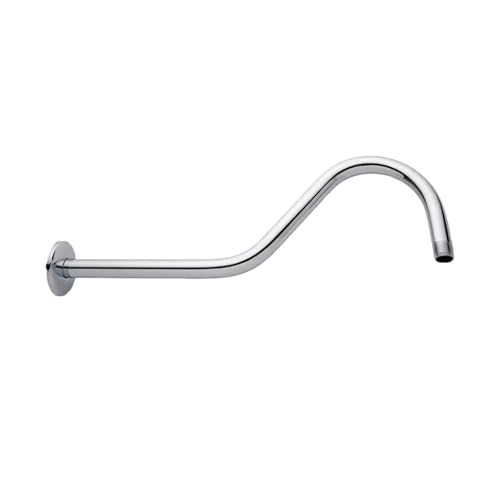 Bras de douche cygne contre les jets trop bas extension murale chrome