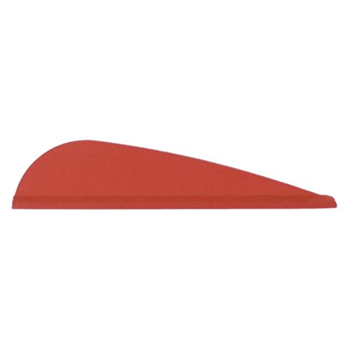 AAE Elite Plastifletch Vanes Red 1.75 in. 100 pk.