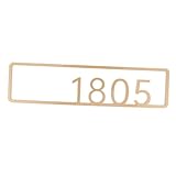 Artibetter Decorativo De Puerta Diseño Elegante Plaqueta De Para Casa Hotel y Color Dorado