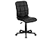 Flash Furniture Mid-Back Black Quilted Vinyl Swivel Task Office Chair