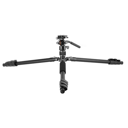 Trípode de aluminio Vanguard Vesta GO 264AV12 con rótula de vídeo fluida y compacta 6