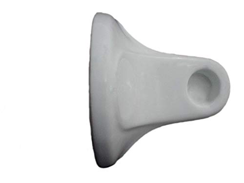 Miniatura 5 de Toallero Para Aro Pared Porcelana Blanco