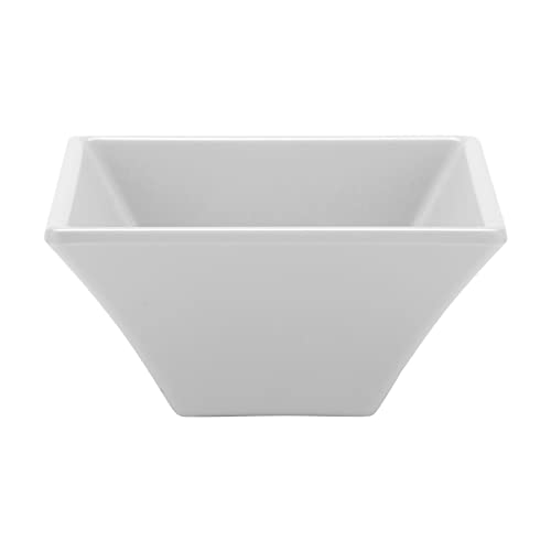 G.e.t. Ml-278-W 8 Oz. White Square Bowl, Break Resistant, Siciliano (Qty,1) #TOP2