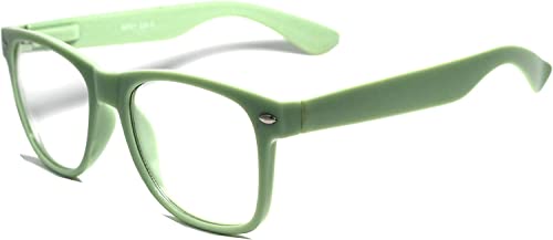 Image of OWL Retro Style Sunglasses 80's Classic Vintage Unisex Nerd Colored Frame