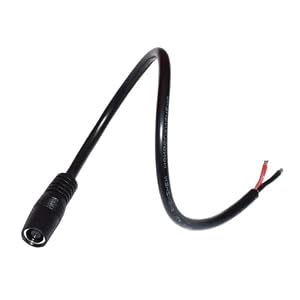 ljhnba Câble de connecteur en de Cochon DC7, 9 x 0, 9 mm, 16 AWG, câble Adaptateur d ' Alimentation à extrémité Ouverte pour Batterie de Stockage d ' énergie Mobile, câble de Chargement de Panneau