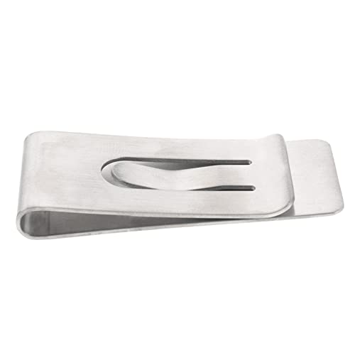 Pinza para billetes de metal que elimina el volumen en tu tarjetero delgado de bolsillo