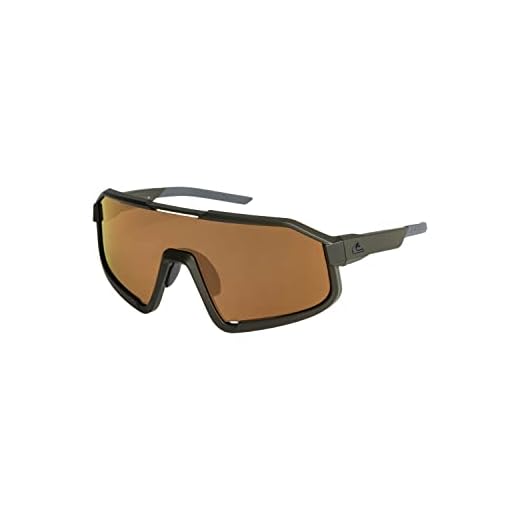Quiksilver Slash Gafas, Matt Army Green/Ml Bronce, Talla única para Hombre