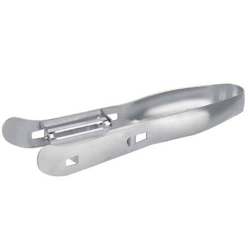Anu Limen Stainless Steel Vegetable Peeler – Dual-Sided Blades for Asparagus Carrots Cucumbers, Ergonomic Handle Kitchen Tool 7.87 x 2.36 in