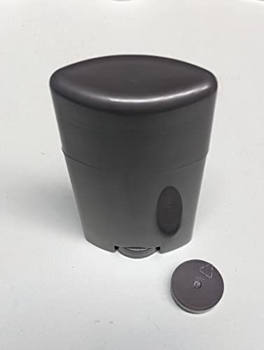 (30) BROWN Plastic Deodorant Containers - New & Empty 2.5 Oz, BPA Free, Twist-up, Bottom-Fill, Classic Oval Shape