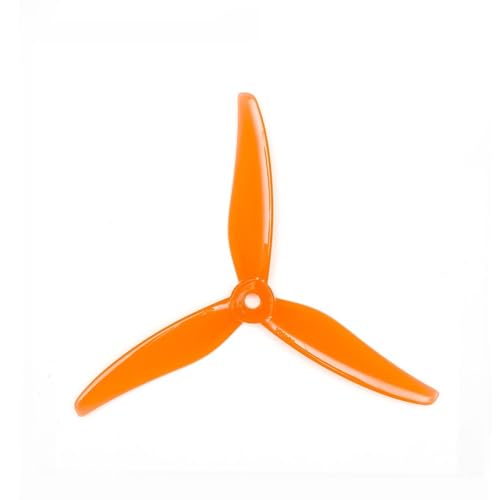 Hélice drone 51466 V2 anti casse en polycarbonate orange pas 3.6