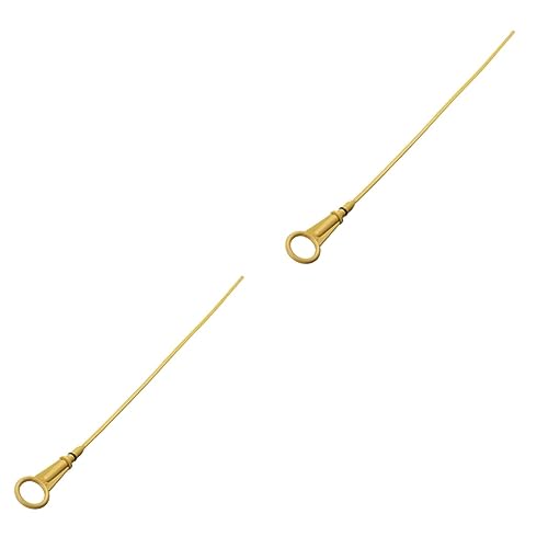 SUPVOX 2pcs Oil Level for and Scenic Easy to Use Brightly-Colored Handle Accurate Engine Oil Measurement