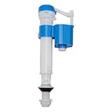 G1/2 Bodeneinlass-WC-Spülkasten-Füllventil, höhenverstellbar, 21–32 cm, Kunststoff-Wasserstand-Zugangsmechanismus, leises wassersparendes Design für Zuhause, Badezimmer, Sanitär-Wartung und einfache