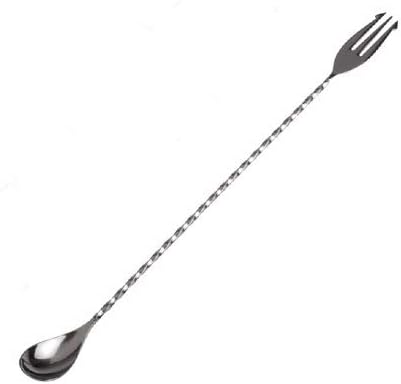 Dynore Stainless Steel Bar Spoon with Fork Size 30 Cm Long
