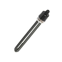 220V DN40 Water Heating Element Green Stainless Steel 304 Electrical Immersion Water Heater Resistance 3kw/6kw/9kw/12kw CheerfullyHeater Only,3KW 200mm