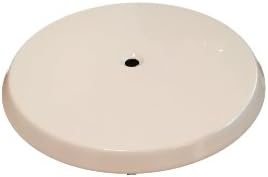 Covertek #7RW 7" Flat White Metal Cleanout Cover