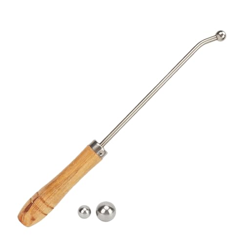 GkgWuxf Trompeten Beulen Reparatur Set | Posaunen Hals Pflegewerkzeuge mit Kugeln | Edelstahl Wartungsset Instrumentenpflege Für Tägliche Zuhause Nutzung