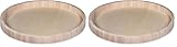 AUSSI POUR L’EXTÉRIEUR : Notre plateau rond en bois naturel peut aussi être utilisé à l’état brut. Vous pouvez aussi peindre seulement les bords du plateau avec la peinture Chalky Finish pour un look extraordinaire. Il convient aussi pour le jardin.