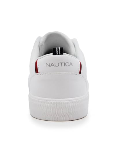 Nautica Sapato casual masculino, mocassim clássico de cano baixo com cadarço, tênis moderno - em tam