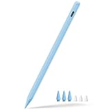 Stylus Pen Compatible with iPad (2018-2026 Models), USB-C Fast Charging Pencil, Pixel-Perfect Tilt Sensitivity for iPad 11/10/9/8/7/6/A16, iPad mini 7/6/5, iPad Air M3/2 11"/13"/5/4/3