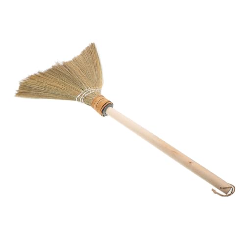 BESTYASH Miscanthus Geflechtbesen Mais Garagenbesen Weichborstenbesen Vietnamesischer Besen Strohbesen Zum Kehren Im Freien Besen Zum Kehren Im Innenbereich Naturbesen Schneebesen