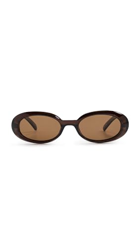 Le Specs Work It! Sunglasses - Cocoa, Oval, Women's, Minimalist