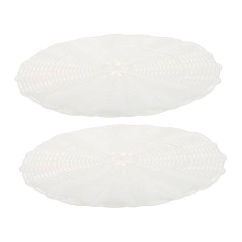 MUCKLILY 2 Piezas Alfombrillas de Vapor Reutilizables de Cocción Saludable Mat de Vapor Antiadherente Vaporera y Ollas Imitación Accesorios Prácticos Cocinas