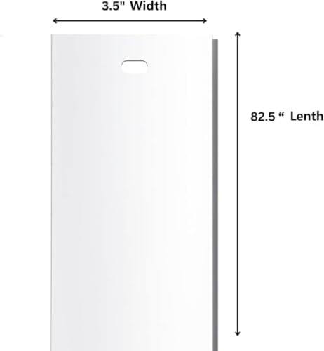 Repara tus persianas verticales con el pack de 2 lamas de PVC blanco compatibles 3