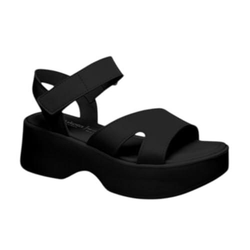 Sandália Papete Plataforma Casual Conforto Dakota Y9692 (Preto, BR, Adulto, Numérico, 37)