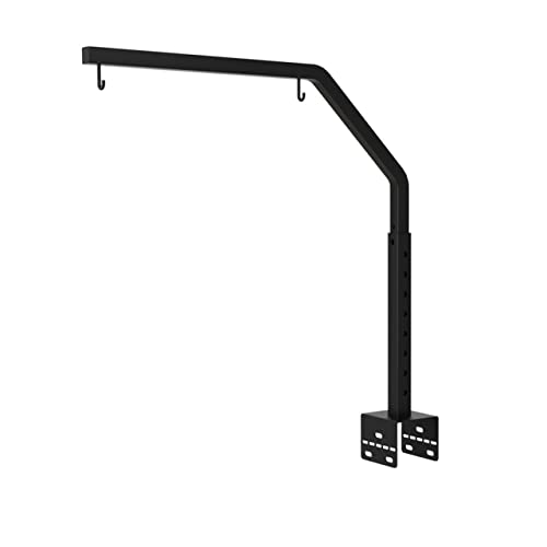 Belwyn Retail Aisle Marker Hanging Sign Holder L Bracket for Retail Gondola Store Shelving, Adjustable Height 12