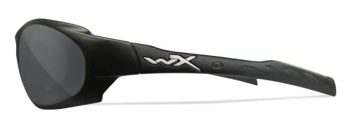 Wiley X XL-1 Advanced Sunglasses, ANSI Z87 Safety Glasses for Men and Women, UV Eye Protection for Shooting & Motorcycle Matte Black Frame, Smoke Grey and Clear Changeable Lenses, Ballistic Rated4