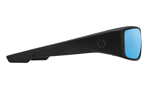 SPY Logan Matte Black - Happy Boost Polar Ice Blue Mirror3