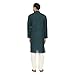ITOS365 Men Cotton Blend Kurta Pyjama Set Party Fashion Regular Ethinic Wear Indian Dress Dark Green XXL