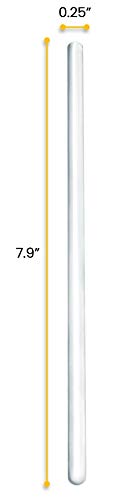 Eisco CH0754 10Pk Glass Stirring Rods, 7.9 Inch - Rounded Ends, 6Mm Diameter - Excellent For Laboratory Or Home Use thumb #4