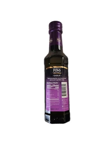 Aceite de oliva extra virgen PONS infusionado con ajo 8.5 oz miniatura 2