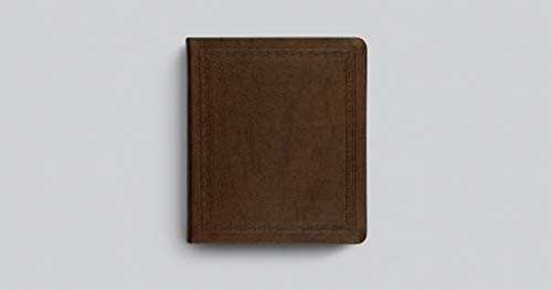 Journaling Bible-ESV: ESV Journaling Bible Mocha,Bonded Leather,Threshold Design