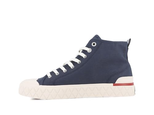Image of Palladium Unisex Palla Ace Mid Organic Canvas Lace Up Sneaker