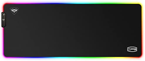 CP3 Gaming Mouse Pad Large 12 Lighting Modes RGB Mouse Pad Anti-Slip Rubber Base and Waterproof Computer Mouse Mat for Game and Work, 800 x 300 x 4 mm