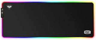 CP3 Gaming Mouse Pad Large 12 Lighting Modes RGB Mouse Pad Anti-Slip Rubber Base and Waterproof Computer Mouse Mat for Game and Work, 800 x 300 x 4 mm