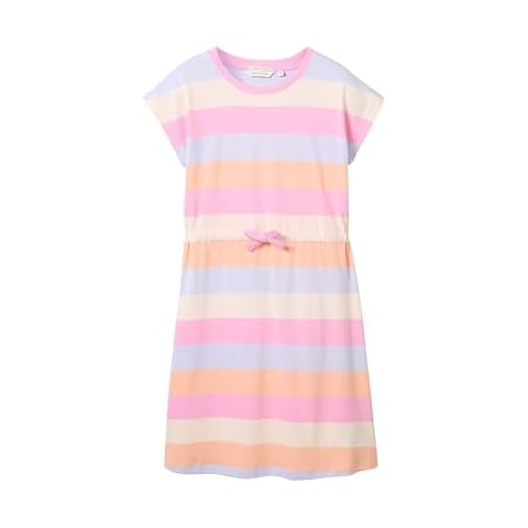TOM TAILOR Girl's Multicoloured Jersey Dress Cover