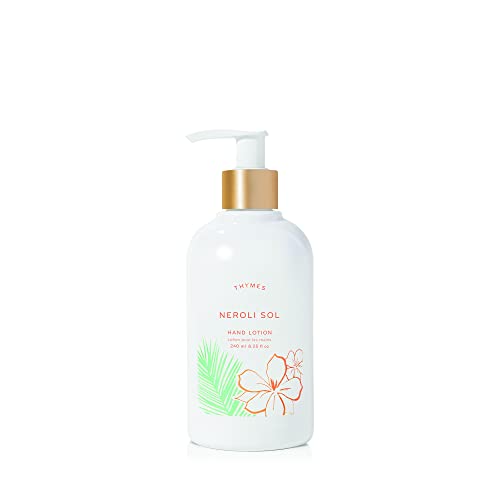 Thymes Hand Lotion Gold Pump - 8.25 Fl Oz - Neroli Sol #TOP6